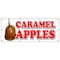 Signmission CARAMEL APPLES BANNER SIGN candy apple cart sign signs orchard B-96 Caramel Apples - alternate 1